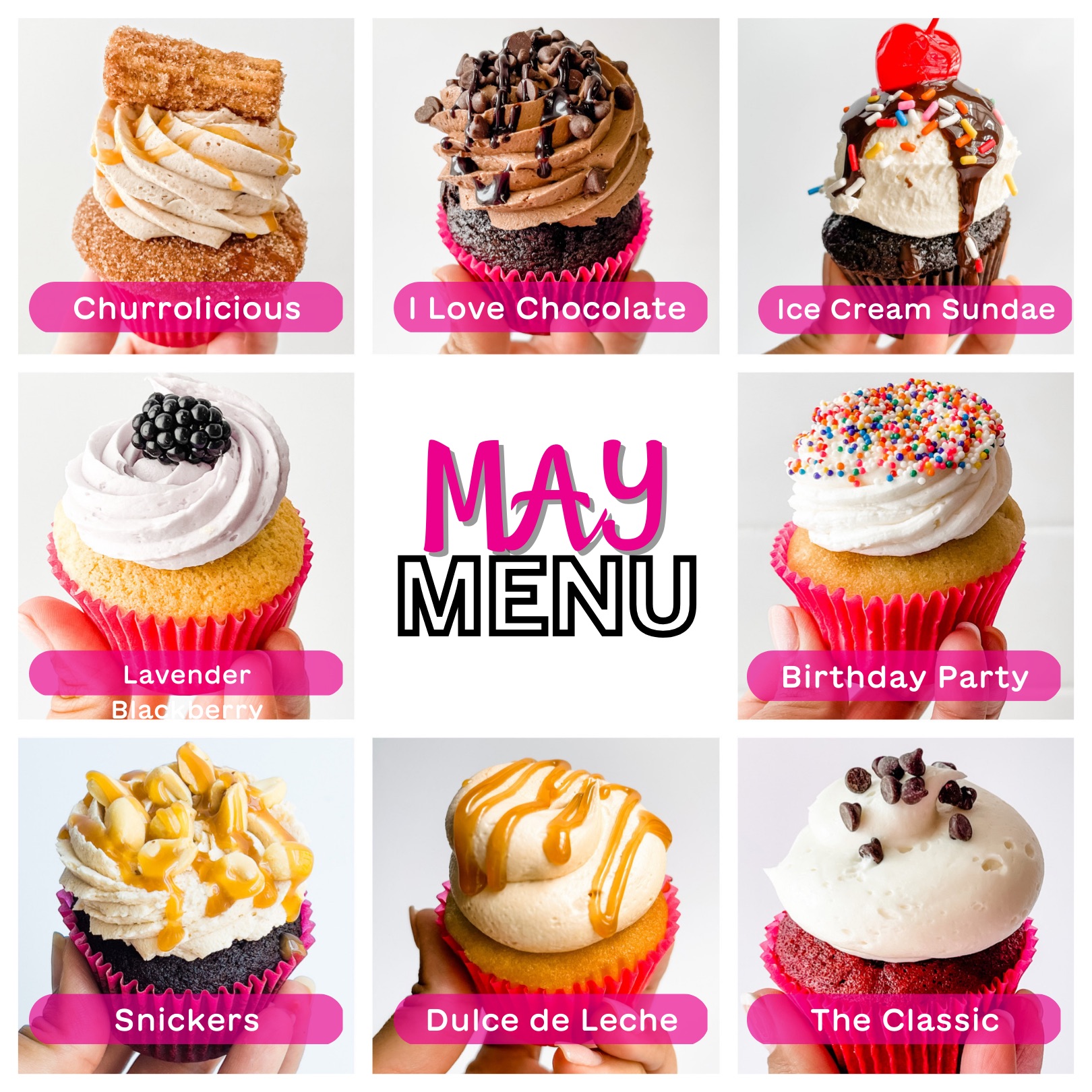 May Cupcake Flavors