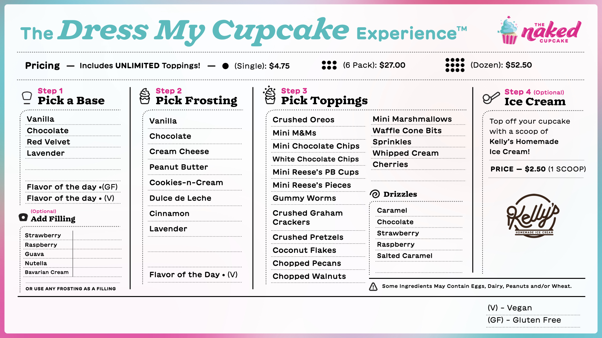May Cupcake Flavor Options